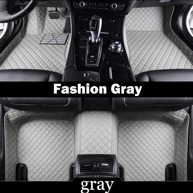 

Special fit car floor mats for BMW X5 E70 F15 PVC Leather anti slip waterproof car styling custom carpet liners