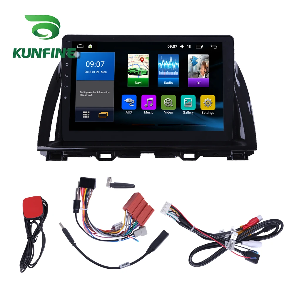 Восьмиядерный 1024*600 Android 8 1 автомобильный DVD gps навигации игрока Deckless стерео для Mazda