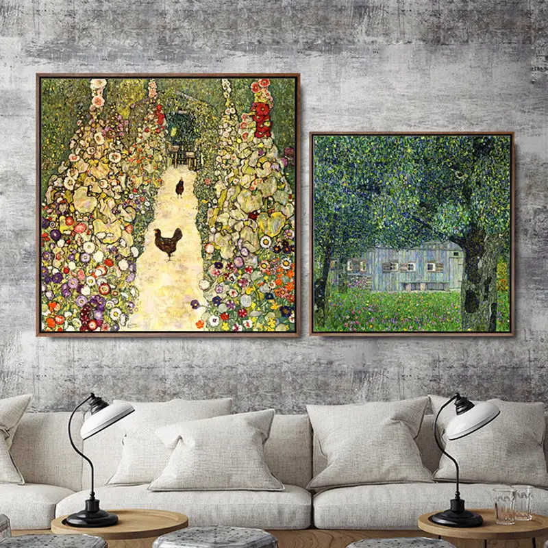 Украшение для дома печать на холсте настенные картины постер австрийский Густав