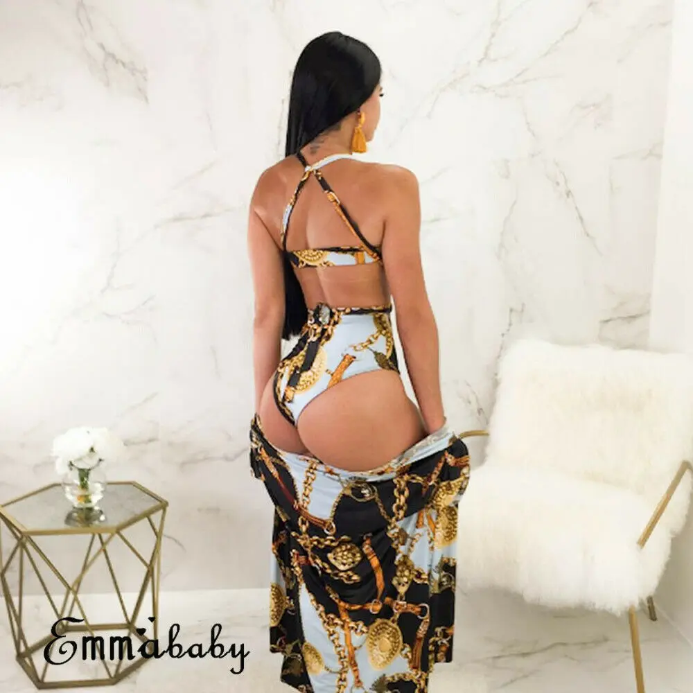 Новинка 2019 брендовый женский цельный комплект бикини с бюстгальтером пуш ап