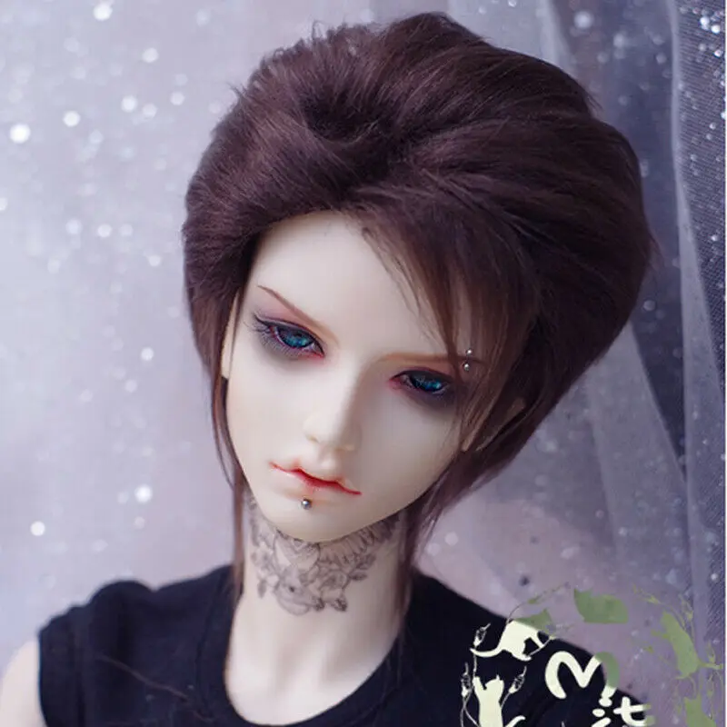 

[wamami] Dark Brow Short Wig Hair MSD AOD DZ 1/4 BJD Dollfie 18-19cm