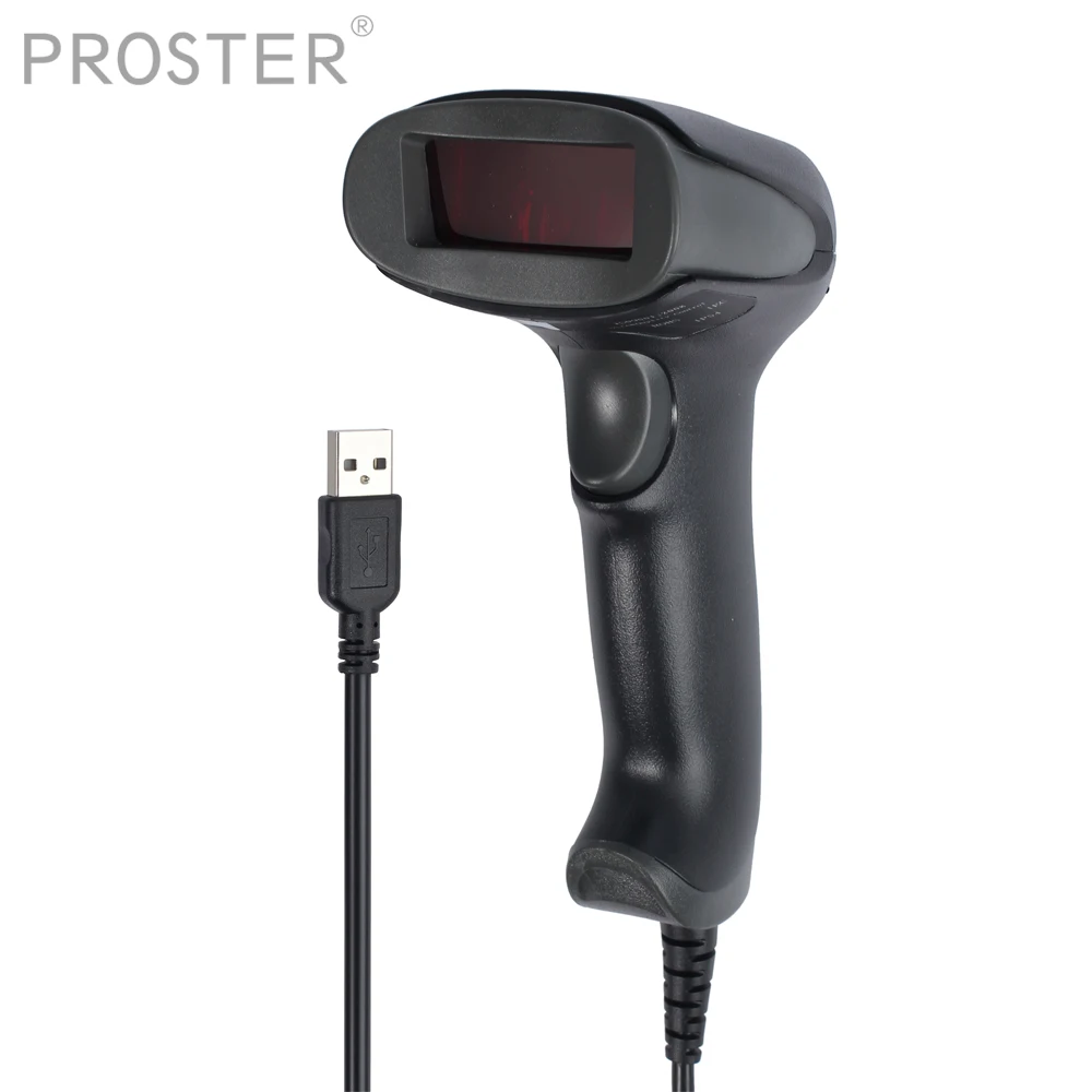 PROSTER Высокочувствительный беспроводной сканер штрих кодов лазерный считыватель