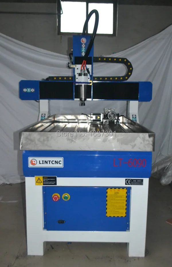 China 2.2kw spindle 4axis 600*900 cnc milling engraving 3D 6090 router for woodworking | Инструменты