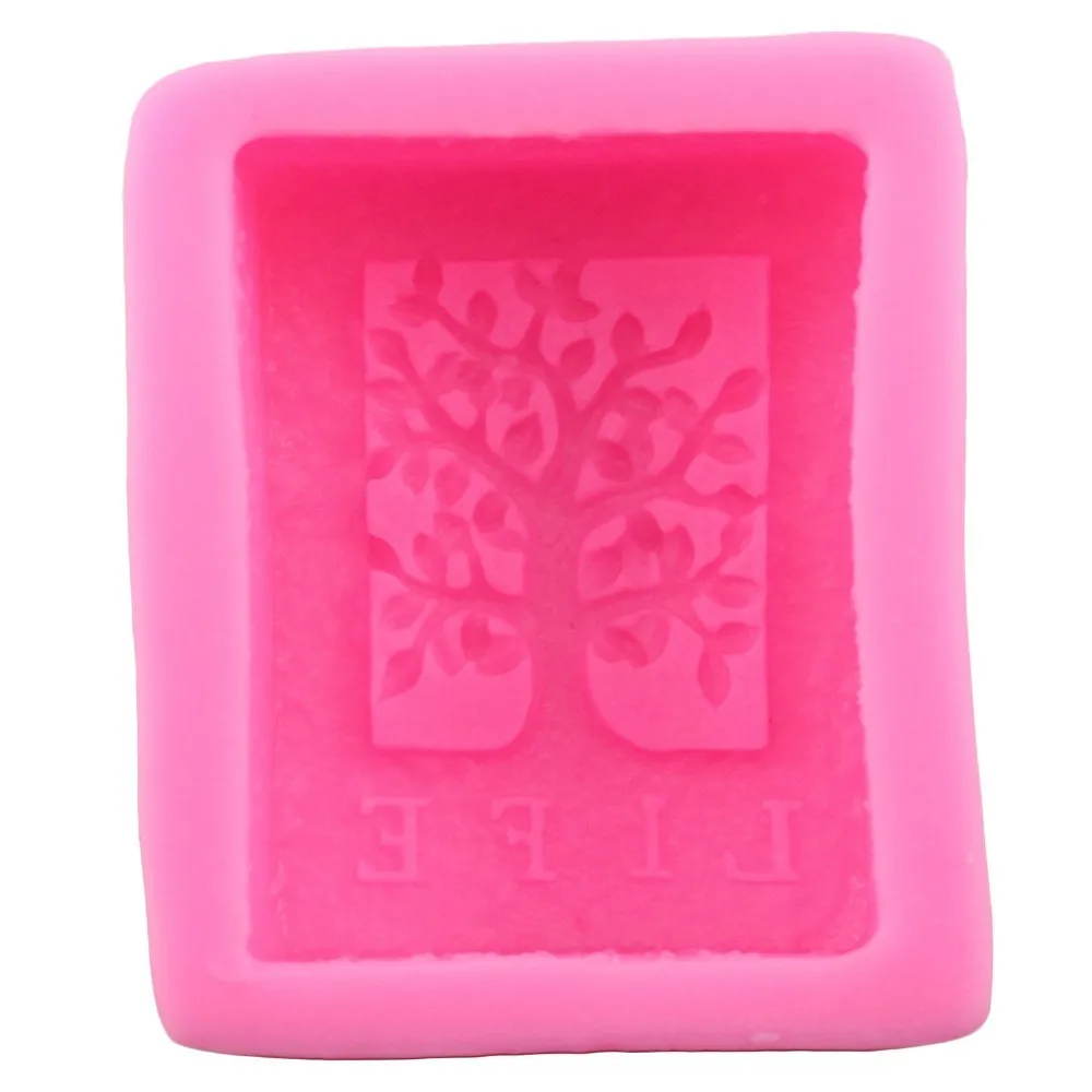 Прямоугольная форма для мыла Life Tree кухонные формы выпечки тортов силиконовая