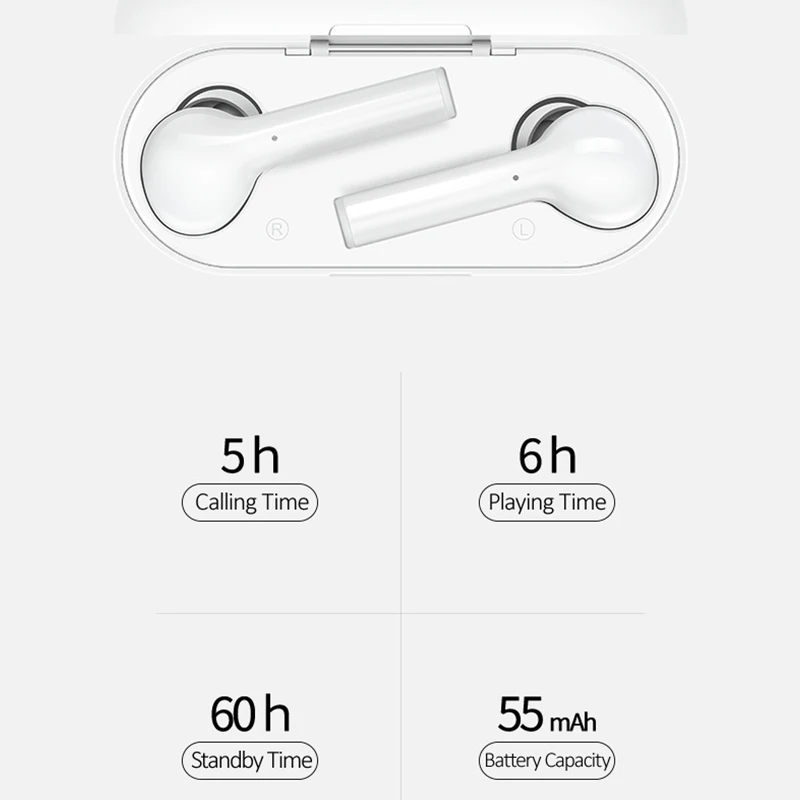CLAITE TWS вкладыши беспроводные bluetooth наушники Смарт управление Стерео Спорт Rarphone с