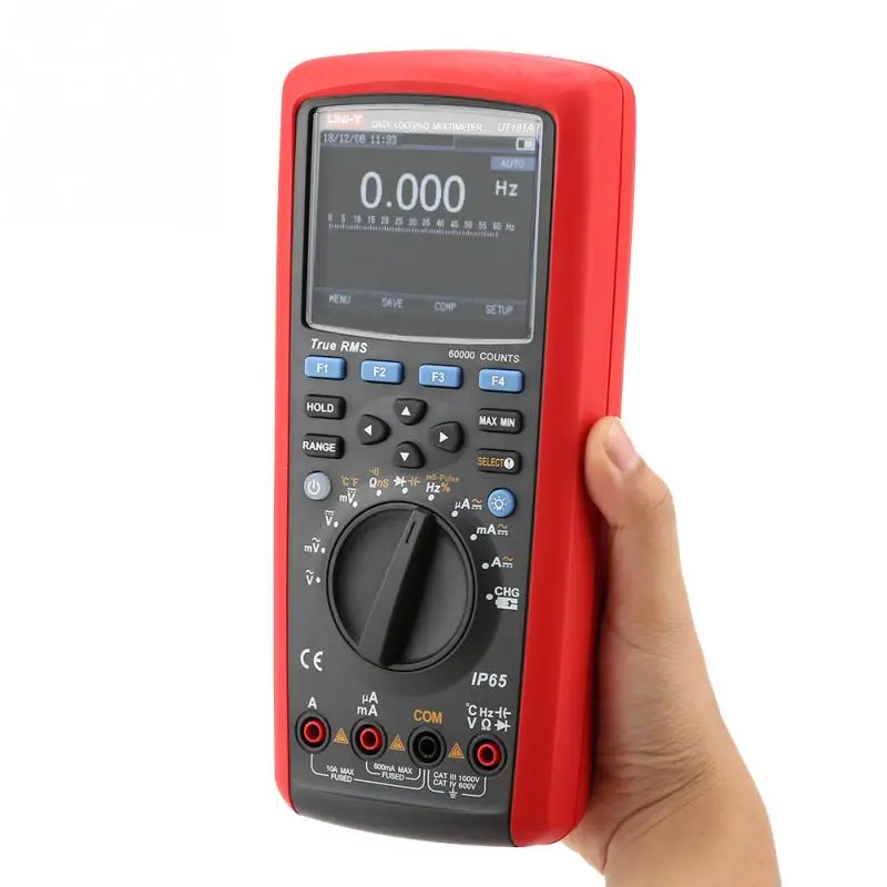 Промышленный Цифровой мультиметр UT181A с ЖК экраном True RMS 59999 отсчетов 110 240 В