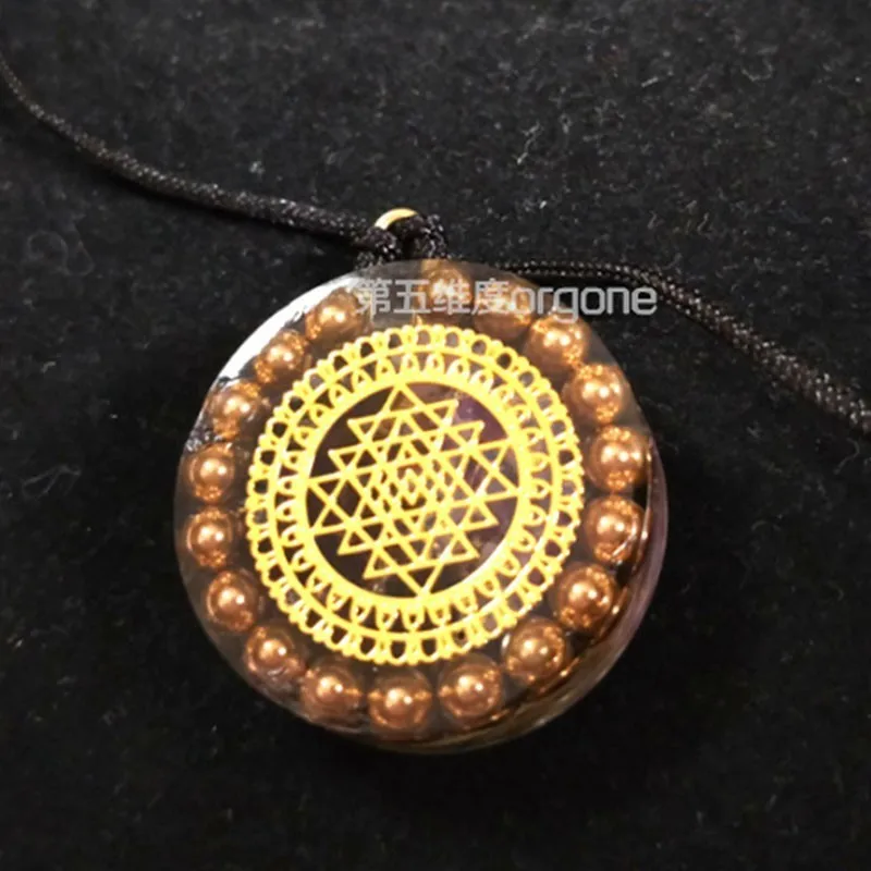 Orgone Кристалл положительной энергии Исцеление оргонит ожерелье мужчины и женщины