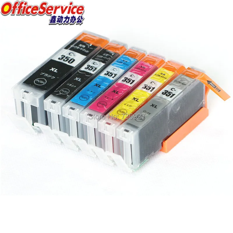 PGI350 PGI351 BCI 350 351 Совместимый картридж для Canon подходит принтера MG5430 MG5530 IP8730 MG6330 MG7130