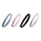 Нескользящая впитывающая пот Спортивная Повязка На Голову эластичная силиконовая лента для волос для бега фитнес йога Хоккей Футбол Баскетбол волейбол