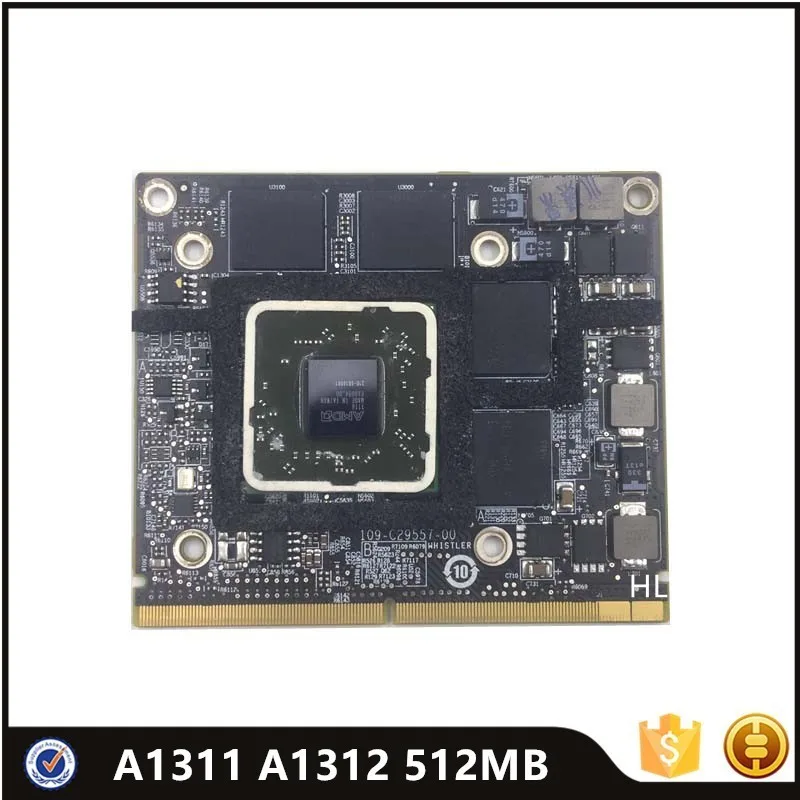 Видеокарта 109 C29557 00 Для iMac HD6770M HD6770 A1311 A1312 2011 2010 512 Мб Vga HD 6770 6770m 216 0810001 661