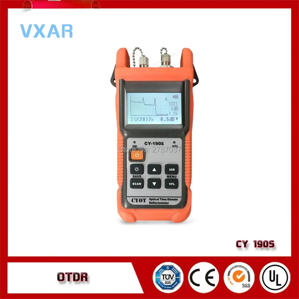 Мини OTDR CY190S визуальный локатор обнаружения высокой точности|Оптоволоконное