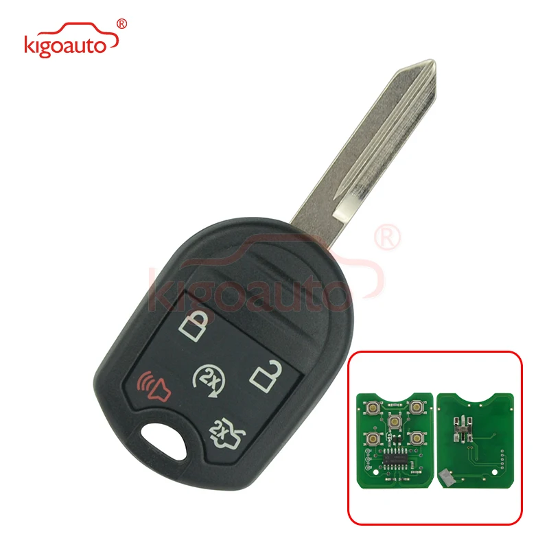 Kigoauto 164-R8056 CWTWB1U793 дистанционный ключ 4 кнопки + паника 315 МГц 4D63 80 бит для Ford Taurus Edge |