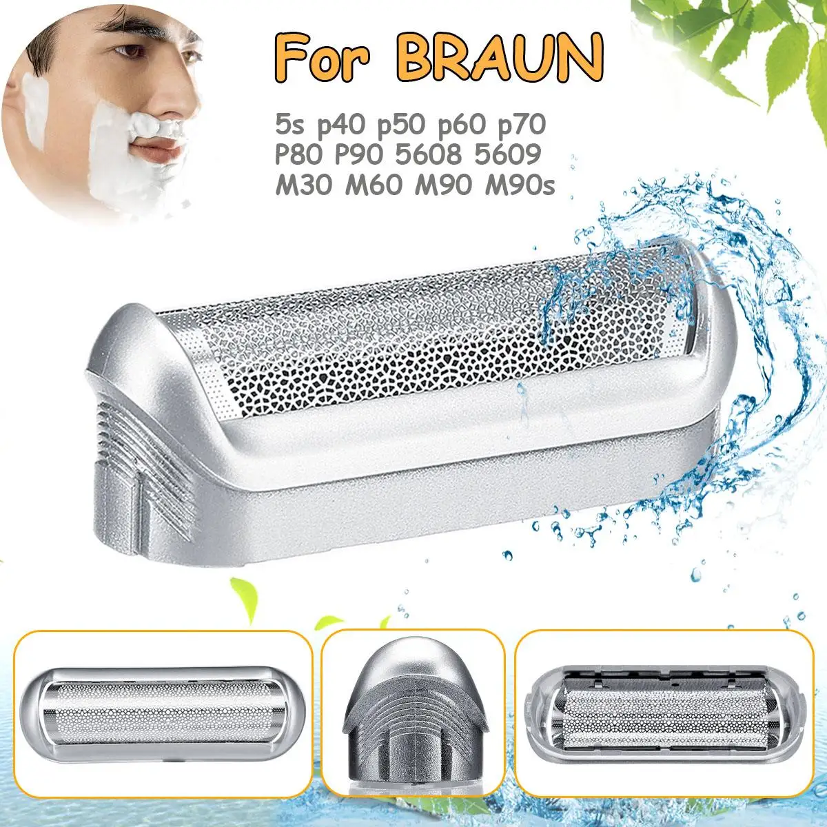 Замена головки Фольга рамка для зубных щеток BRAUN 5S CruZer твист P40 P50 P60 P70 P80 P90 5608 5609 550