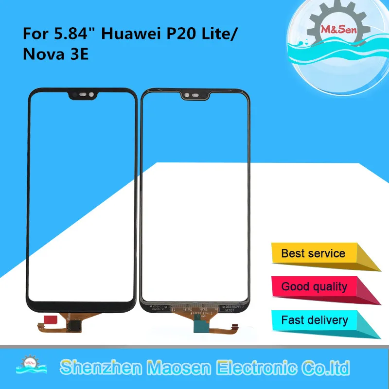5 84 &quotОригинальный M &amp Sen для Huawei P20 Lite/Nova 3E переднее стекло сенсорная панель