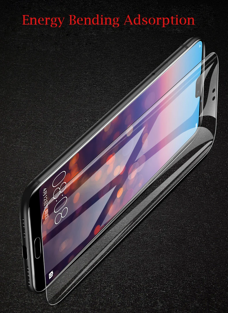 Мягкая Гидрогелевая пленка с полным покрытием для Huawei P20 Lite Pro Mate 20 Защита экрана