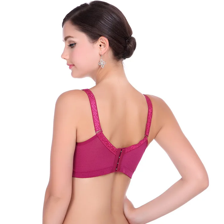 Кружево Bralette для женщин Racerback Push Up хлопковый бюстгальтер на косточках кружево