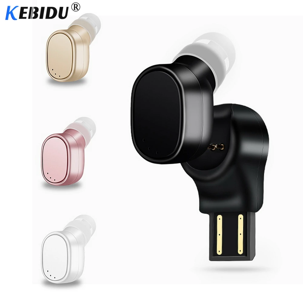Bluetooth гарнитура kebidu X12 мини беспроводные наушники портативные USB магнитные для