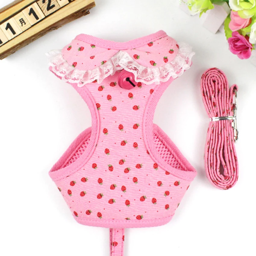 Pet Dog Harness and Leash Set Cat Vest Breathable for Small Puppy Chihuahua Yorkies Pug | Дом и сад