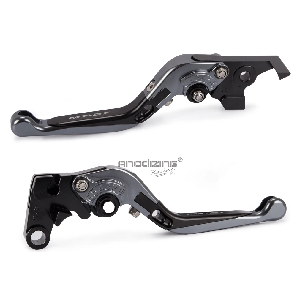 Мотоцикл CNC алюминиевый складной тормоз сцепления рычаги для YAMAHA MT07 MT 07 FZ07 FZ XSR 700