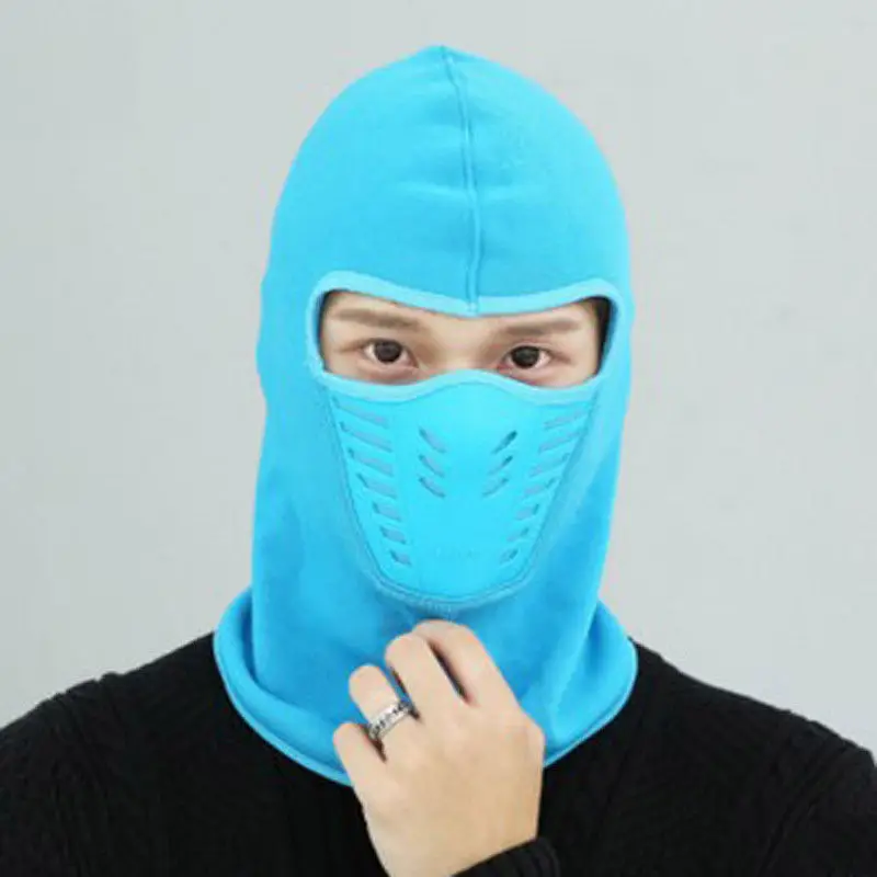Мужская Уличная мотоциклетная маска на все лицо унисекс Балаклава лыжная теплая