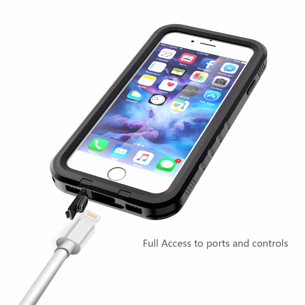 Водонепроницаемый чехол для iPhone 7 8 противоударный плавания дайвинга снега