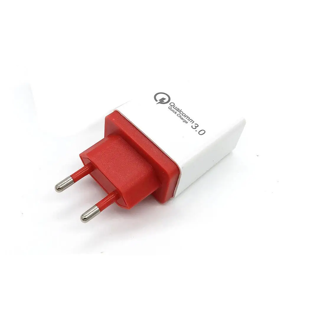 Прочный практичный портативный 3 USB порта быстрое зарядное устройство 220 В Тип ЕС