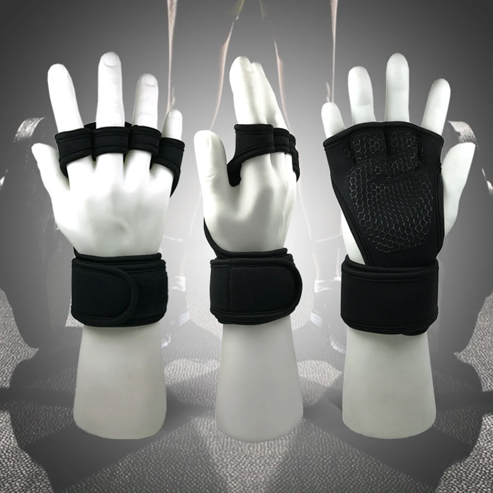 

1 Pair Fitness Gym Weight Lifting Gloves Exercise Men Women Hands Gloves Protecting Sport Body Building Weight-lifting
