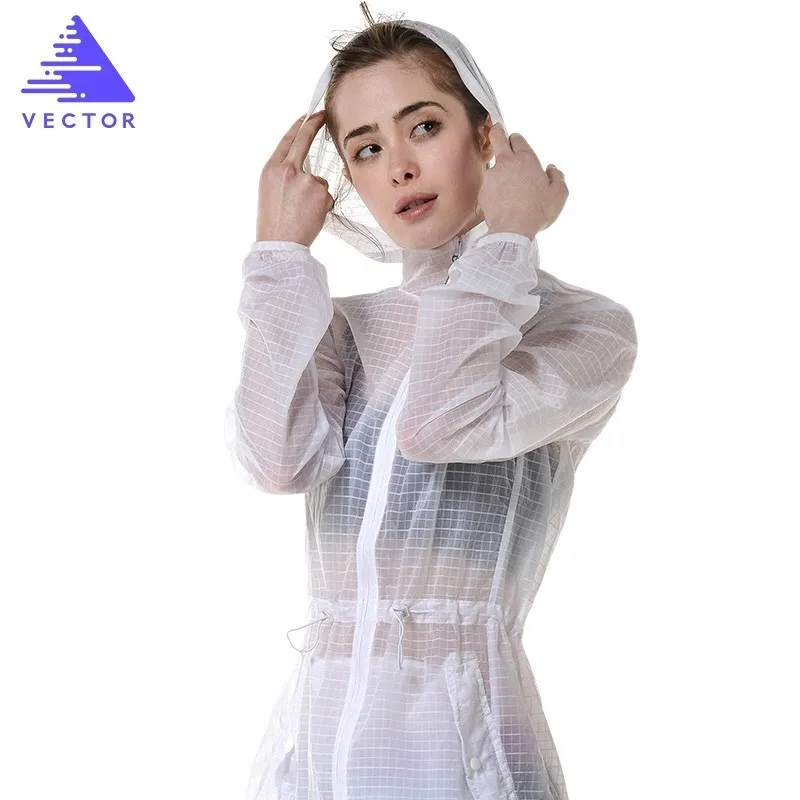 Векторная Солнцезащитная кожаная одежда Экстра плюс XXL летняя уличная куртка женское водонепроницаемое пальто женское с капюшоном Рыбалка Туризм