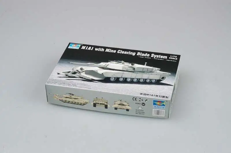 Trumpeter 1/72 07277 M1A1 с системой шахтной очистки | Игрушки и хобби