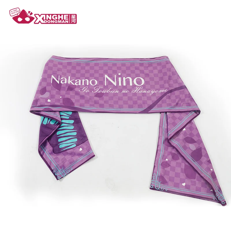 Milky Way шарф для косплея Nakano Nino Miku аксессуары унисекс милый бархатный