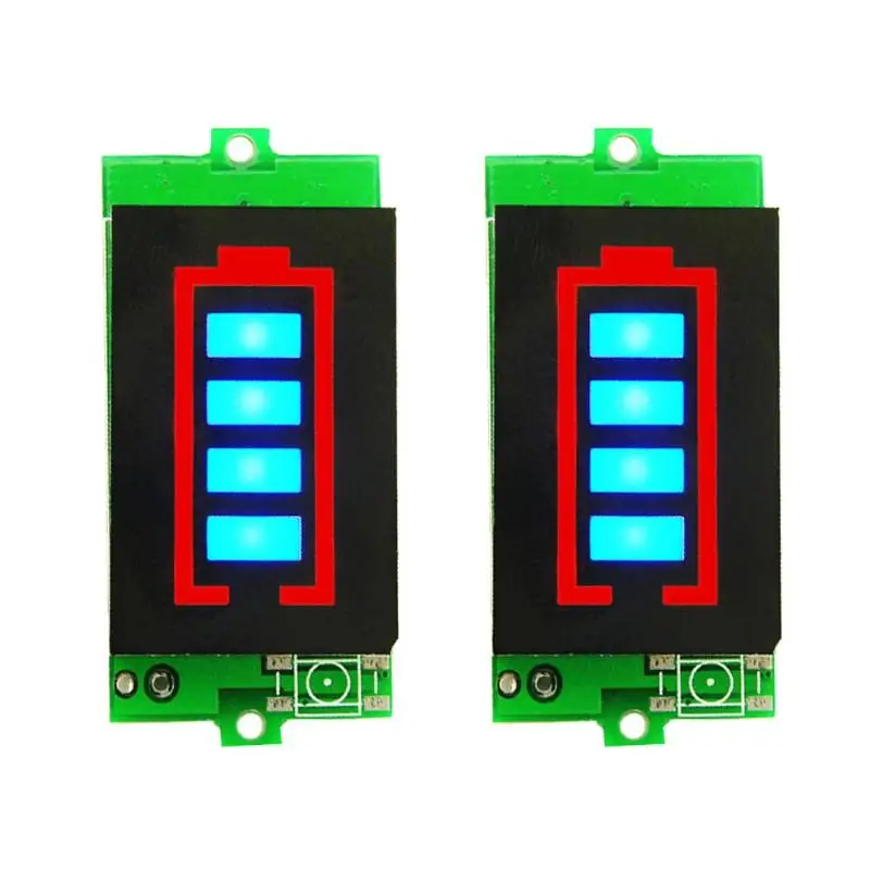 

1S 3S Lithium Battery Capacity Indicator Module Meter Tester Display 4.2V 12.6V Battery Power Level Indicator Board Power Tester
