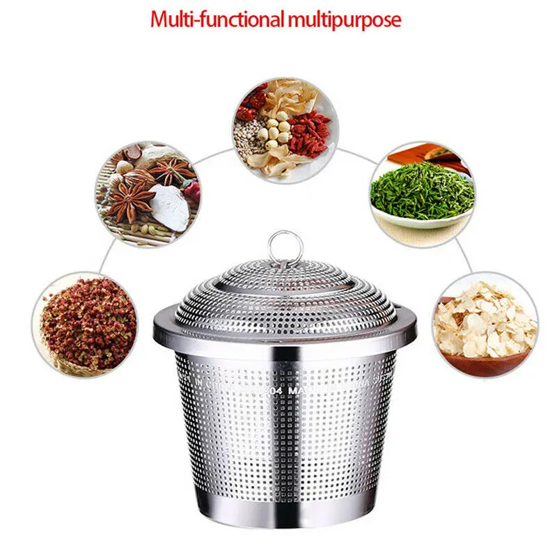 Чай мяч сетка для заварки Фильтр Нержавеющая сталь Кухня готовить Травяные