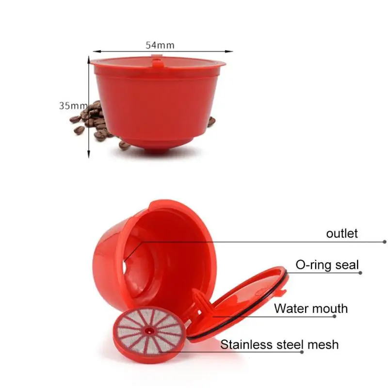1 шт. Dolce Gusto Кофе капсулы чашка фильтра многоразового многоразовые Dripper Чай