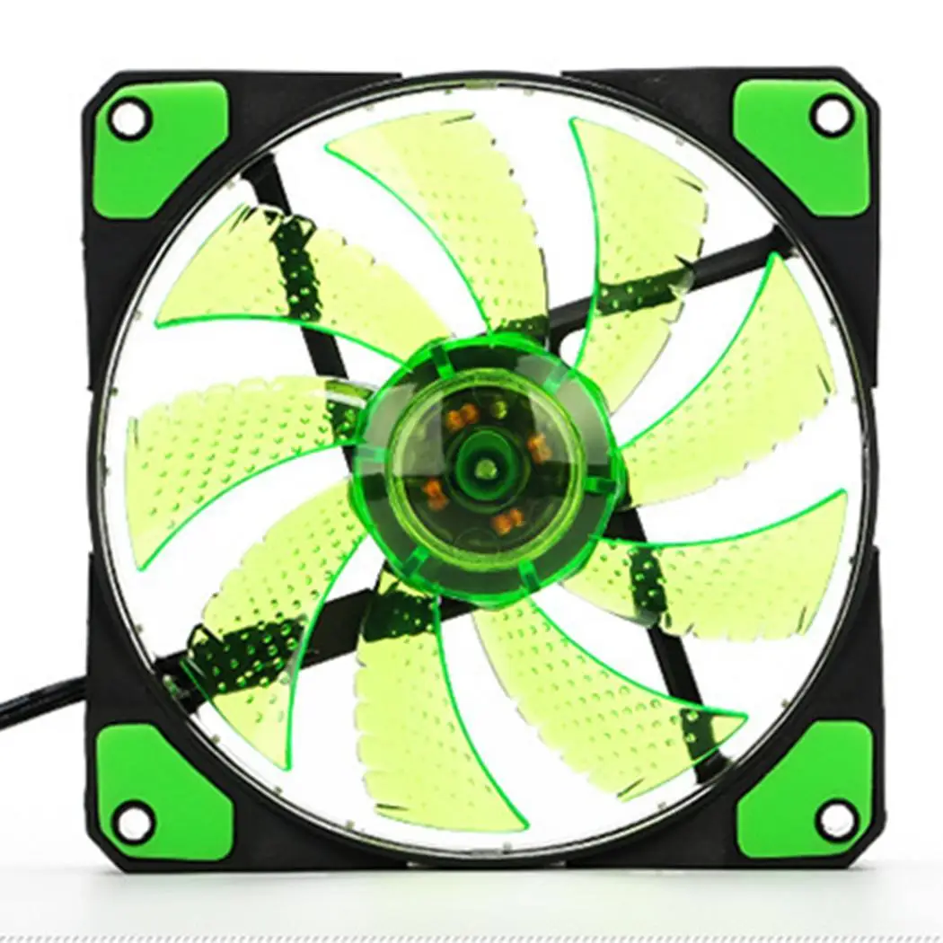 Портативный охлаждающий вентилятор CPU со светодиодной подсветкой скорость 1500 +