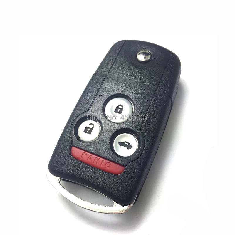 10 шт./лот чехол для ключа с откидной крышкой honda acura entry БЕСКЛЮЧЕВОЙ дистанционного