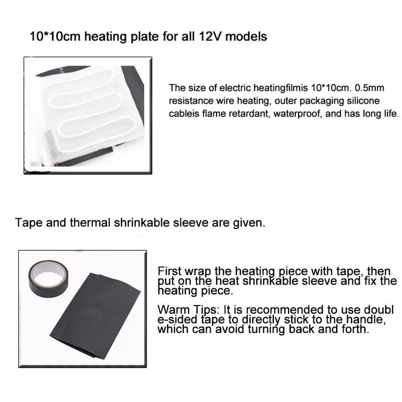 Хит продаж универсальная ручка с электрическим подогревом для мотоцикла