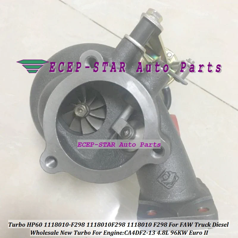 Турбокомпрессор tiao Turbo HP60 1118010-F298 1118010F298 1118010 F298 для грузовиков FAW дизельных