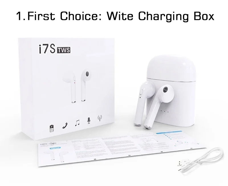 I7s tws Bluetooth наушники беспроводные вкладыши стерео бинауральный PK i9s i10 гарнитура