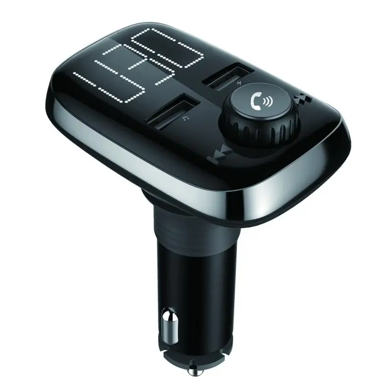 

Car Bluetooth MP3 Music Player Digital Large Screen FM Transmitter Handsfree Call Dual USB Car MP3 Player For BT74