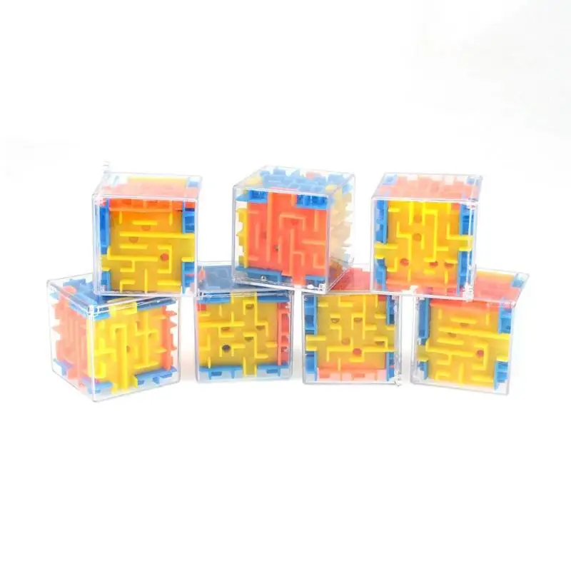 VKTECH 3D кубический головоломка лабиринт игрушка для детей Обучающие капсулы