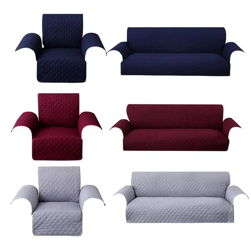 Чистый цвет моющийся съемный диван Чехол для дивана Pet Dog мебель протектор коврик