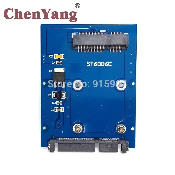 CY тонкий тип Mini PCI-E mSATA SSD до 2 5 &quotSATA 3 0 22pin HDD адаптер Жесткий диск PCBA | Электроника