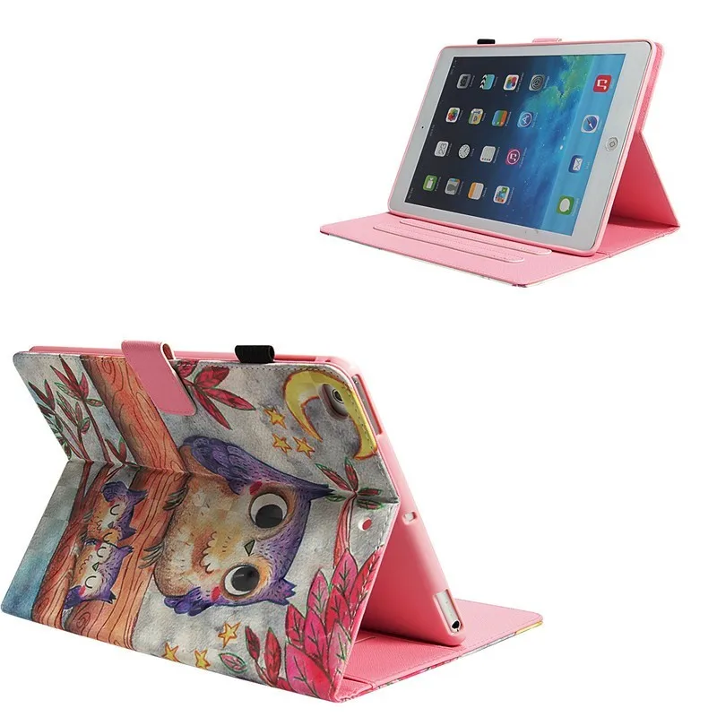 Для IPad 9 7 чехол 3D бабочка Единорог рисунок PU кожаный для Air 1 2 Чехол Funda +