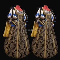 tailorednew royal 18 century french duchess retro medieval renaissance reenactment theatre civil war victorian dress hl 355