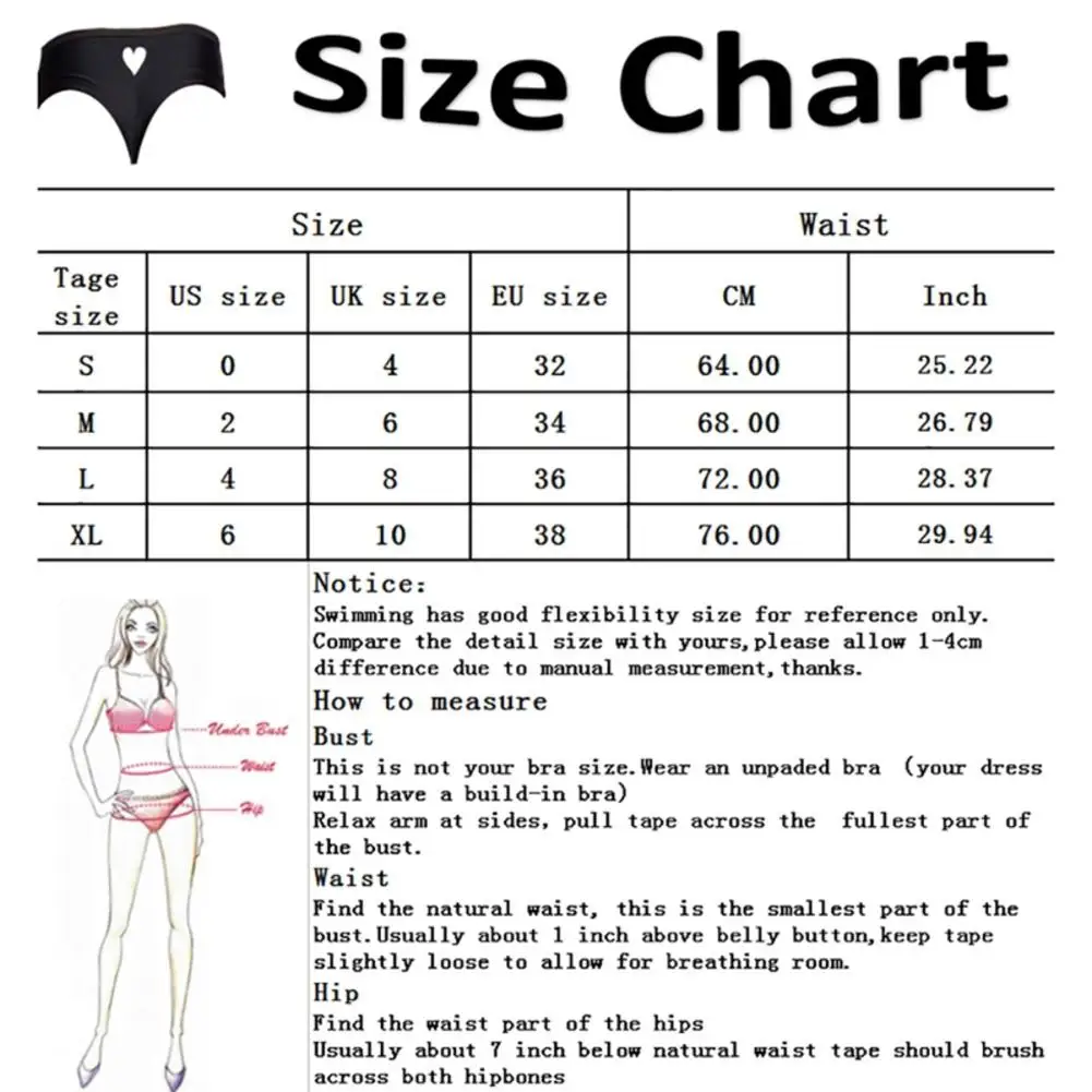 Сексуальные в форме сердца полые пикантные женские трусики бикини снизу