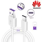 Оригинальный кабель SuperCharge Huawei USB Type-C кабель для быстрой зарядки Huawei P20 p30 pro Mate10Pro P10 Plus Honor V10 10 note 10