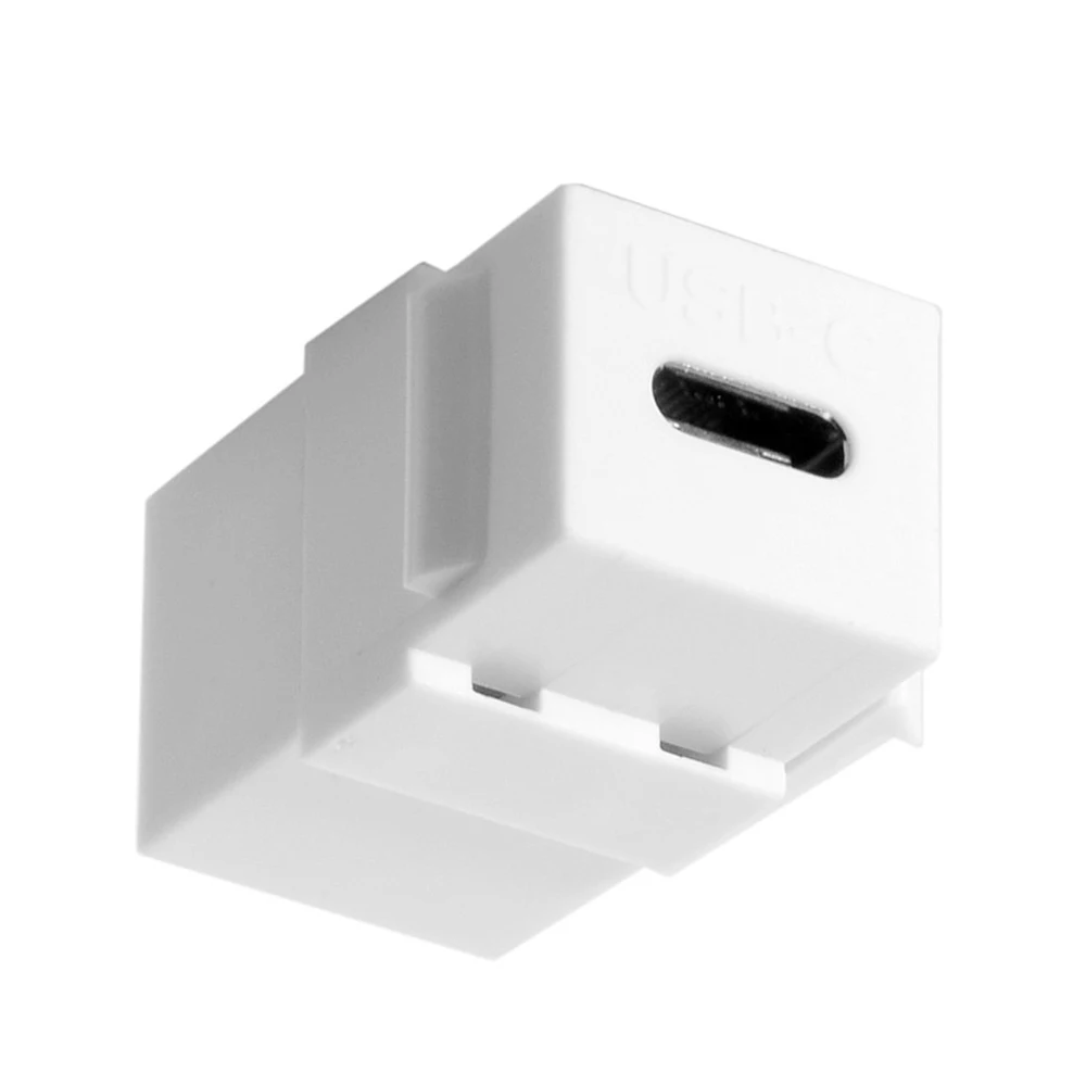 FULL-USB C Keystone Jack (2-Pack) USB 3 1 Type-C коннектор Insert Female для панели розетки настенной