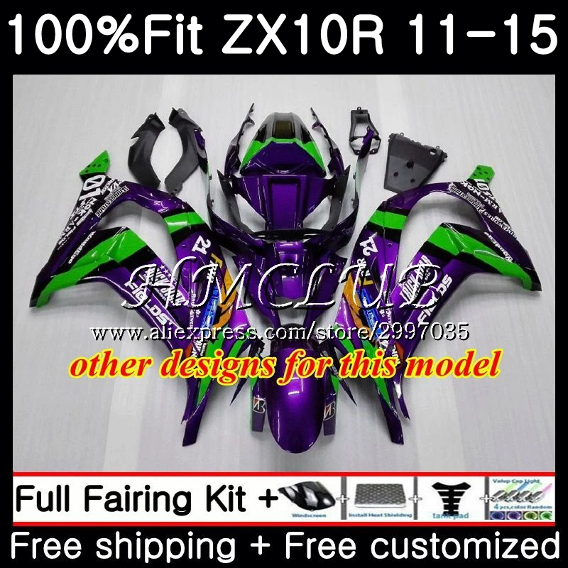 Инъекции для KAWASAKI NINJA ZX 10R 2011 2012 2013 2014 2015 64HC. 18 ZX10R ZX10 R 1000 возрастом 11 12 13 15 лет Лидер