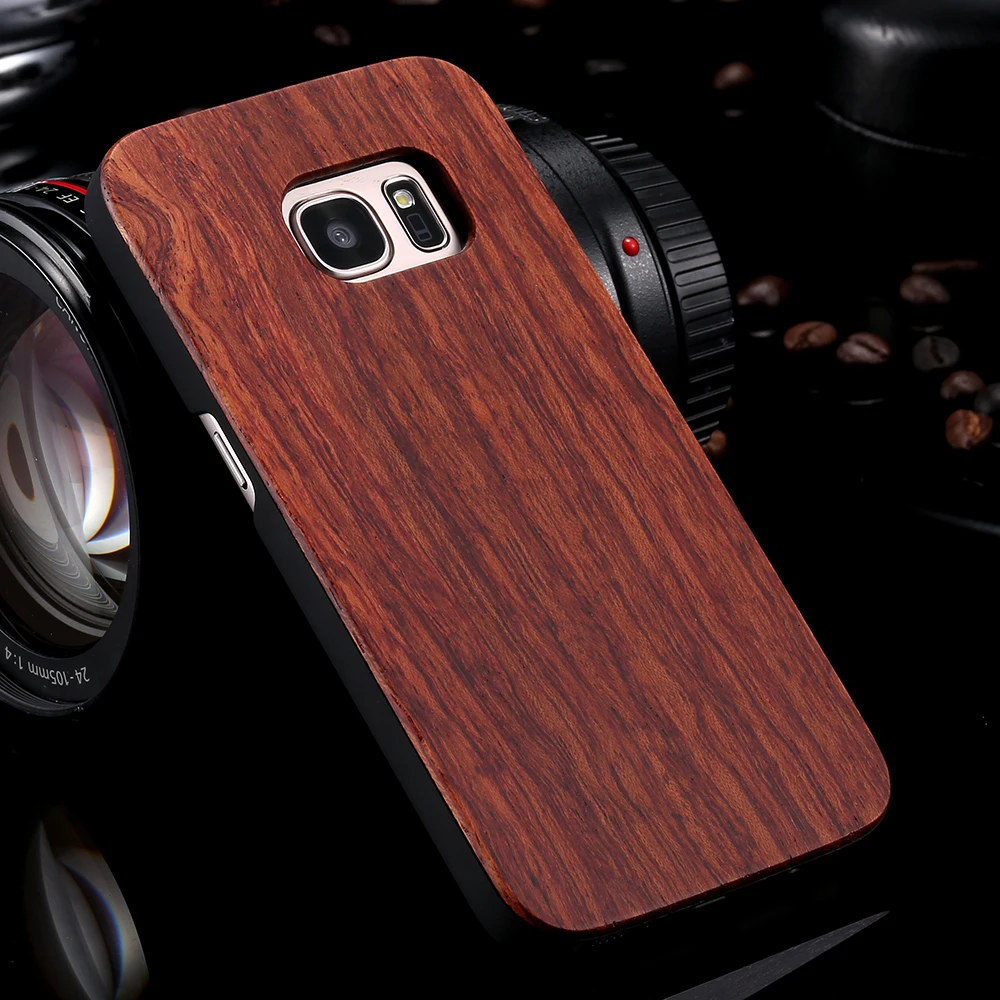 Чехол KISSCASE из натурального дерева для Samsung Galaxy S9 S8 Plus S7 S6 Edge настоящие деревянные