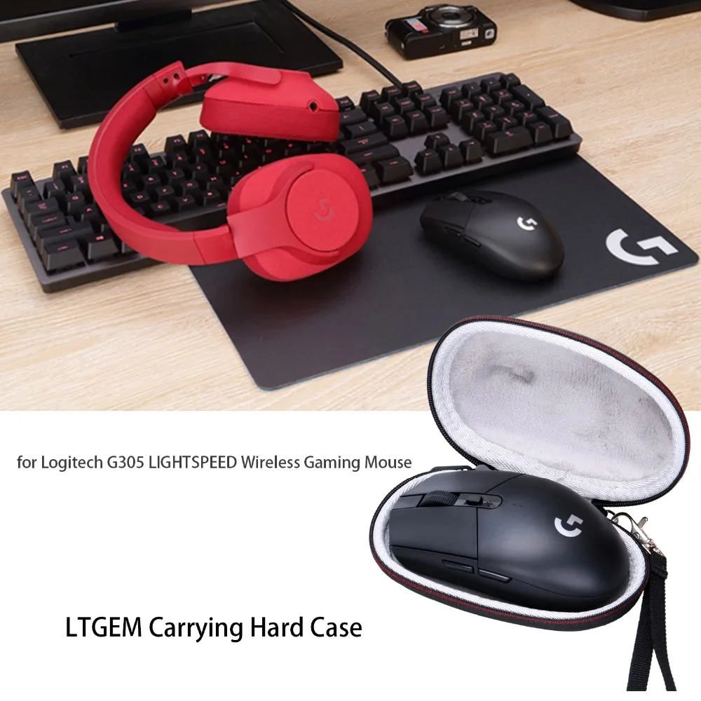 Чехол LTGEM EVA для путешествий подходит Logitech G305 LIGHTSPEED Беспроводная игровая